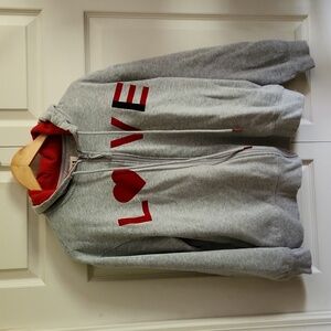 Ellen Degeneres EV1 Love Full Zip Hoodie XL
